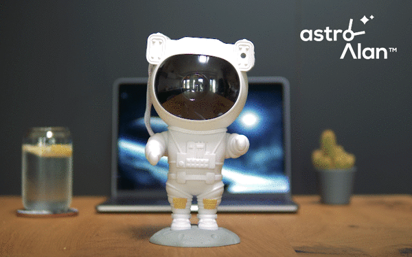 Astronaut Light Projector rotate