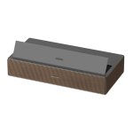XGIMI AURA 3 ultra-short-throw laser projector with its lid raised